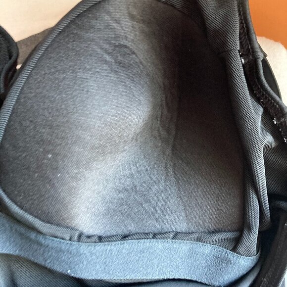 Black One piece bathing suit /waist forming gold ring detail on strap size 16-XL - Picture 4 of 7